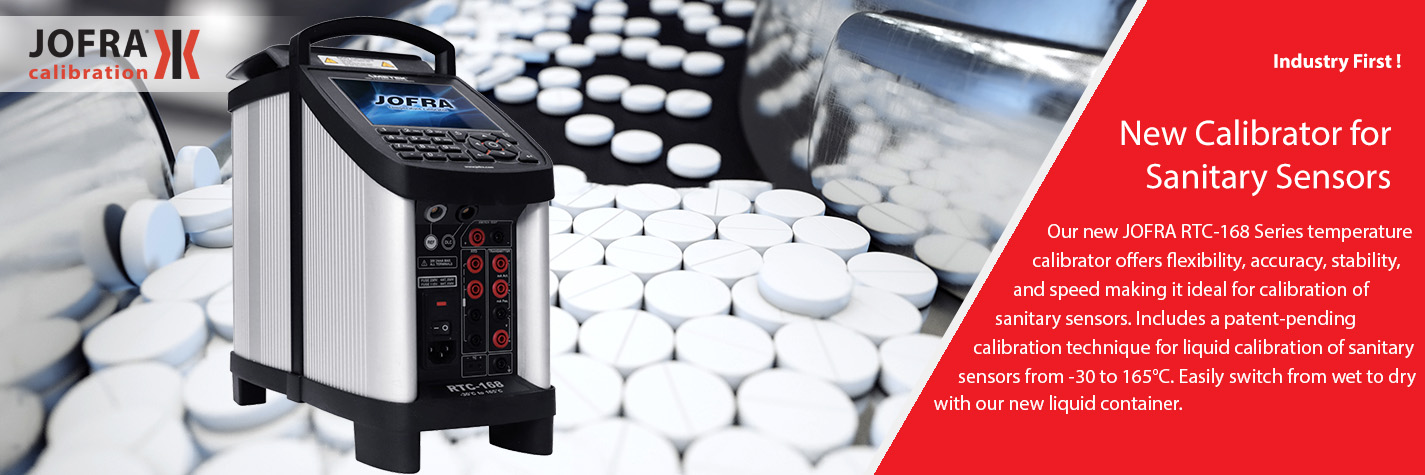 sanitary sensor temperature calibrator