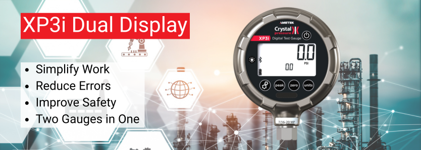 digital pressure gauge dual display